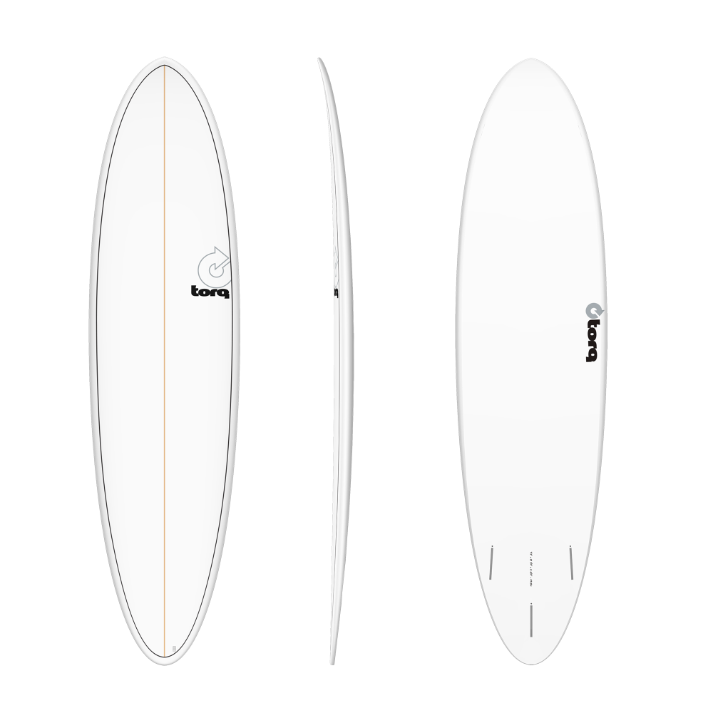 TORQ TET 6'8'' FISH WHITE PINLINE