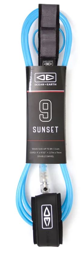 SUNSET 9'0" MOULDED LEASH
