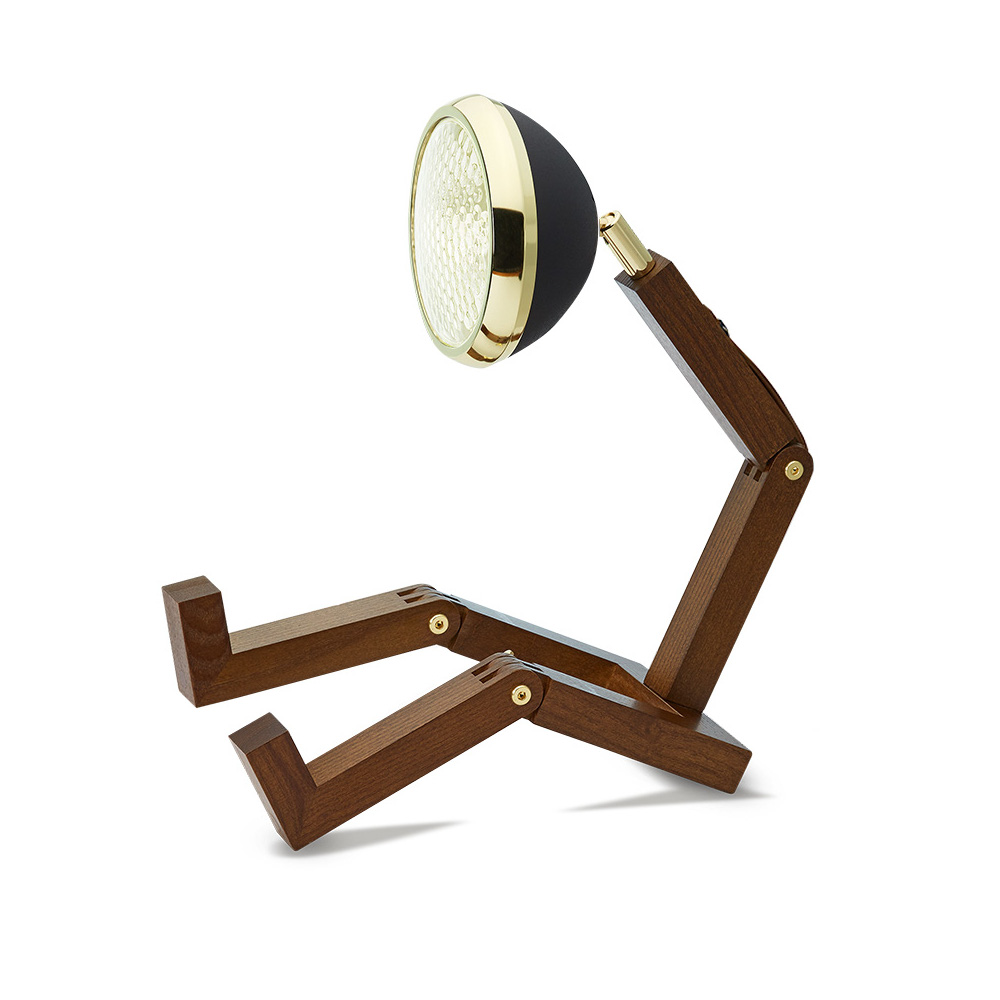 Mr Wattson, Original Lamp, Limited Edition, Brass Matte Black F