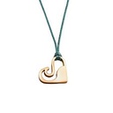Silver+Surf Jewellery Necklace Love Wave S Gold F