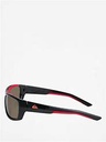 Quicksilver Knockout Sun Glasses Shiny Black/Red F