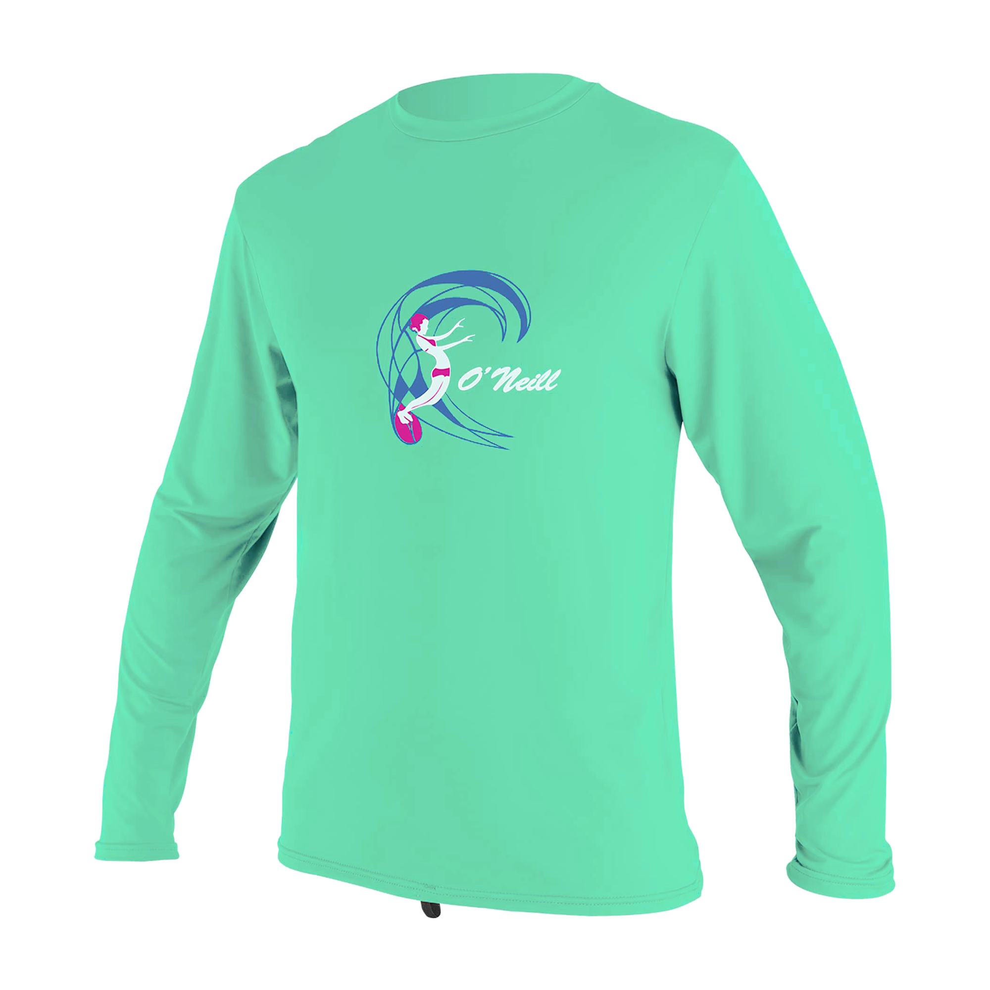 O'Neill Toddler O'Zone L/S Sun Shirt Girls - Light Aqua